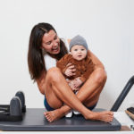 The pilates sequence designed for mums and their little ones to share at home