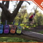 WIN 1 of 5 Uniden UHF Walkie Talkies with Kid Zone – Quad Colour Pack