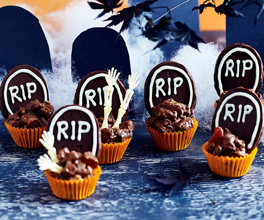 Halloween rocky road graveyards