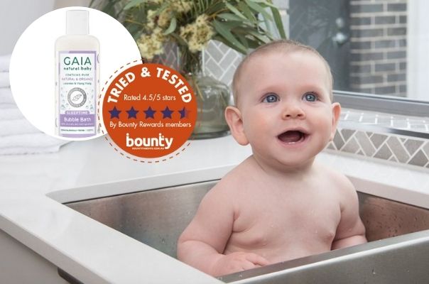 Trial Team: 10 parents’ honest reviews of GAIA Natural Baby Bubble Bath Sleeptime