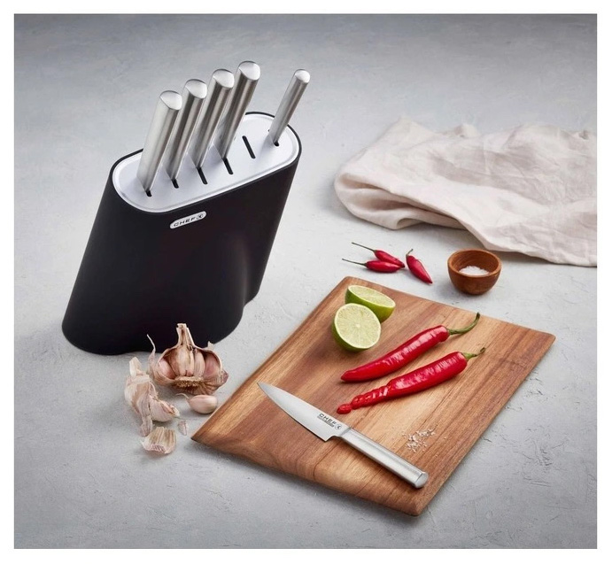 ChefX
Kusunoki Kusunoki 7 Piece Knife Block Silver