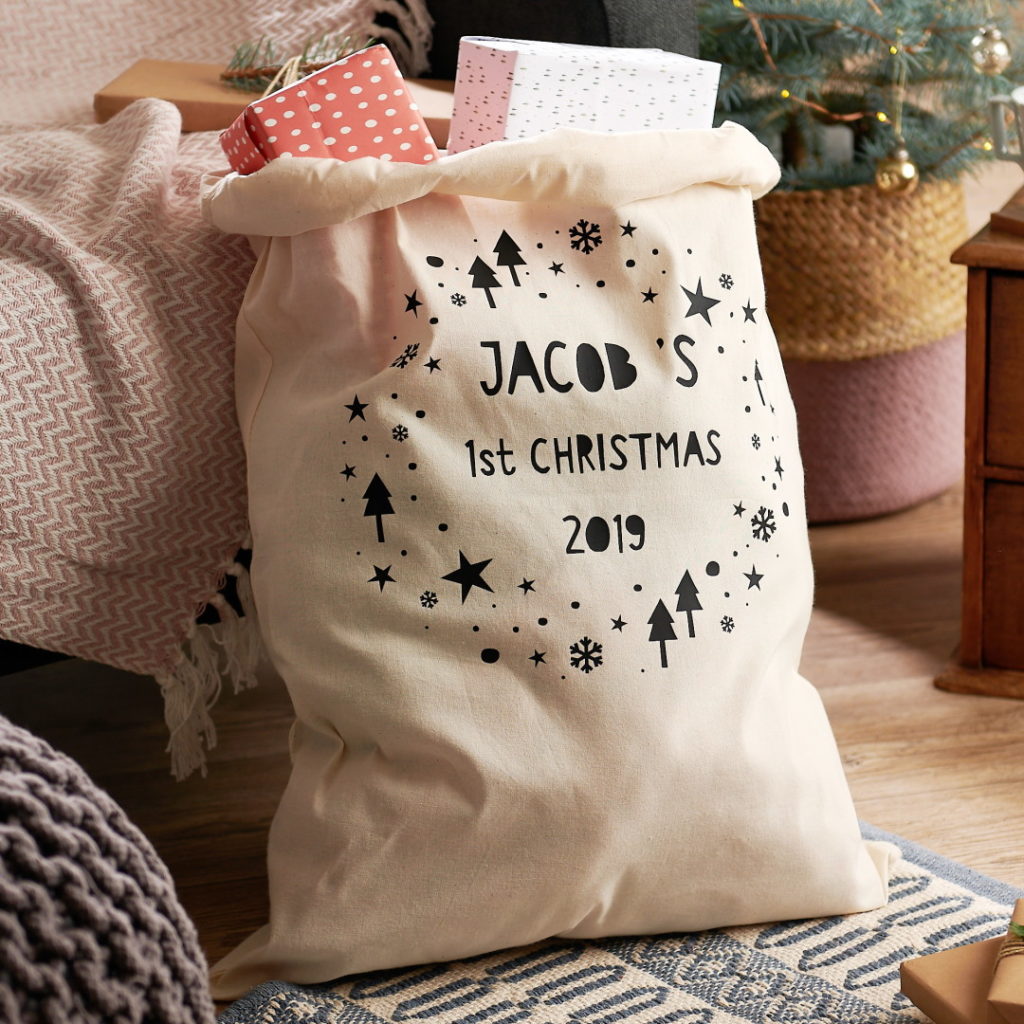 Personalised First Christmas Toy Sack