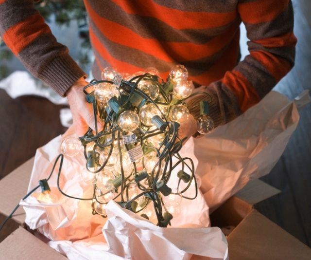 The best storage for Christmas lights