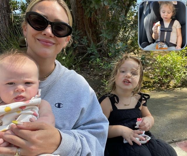 Hilary Duff slammed for driving with 3yo unsecured in the back seat