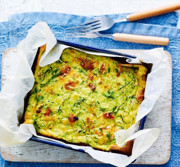 Family friendly Zucchini Slice