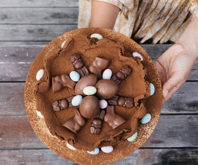 Gluten-free treats! Easter Flourless Chocolate Cake