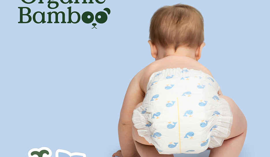 tooshies Nappies with Organic Bamboo, Size 3 Crawler