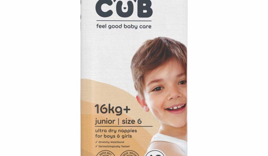 CUB Nappies Unisex Junior Size 6 40 PACK