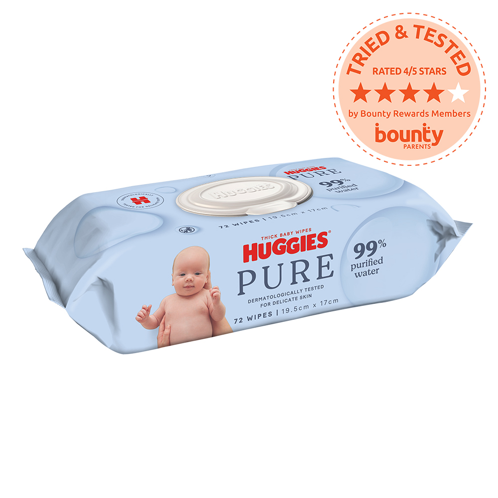 Huggies PURE 99% Purified Water Wipes