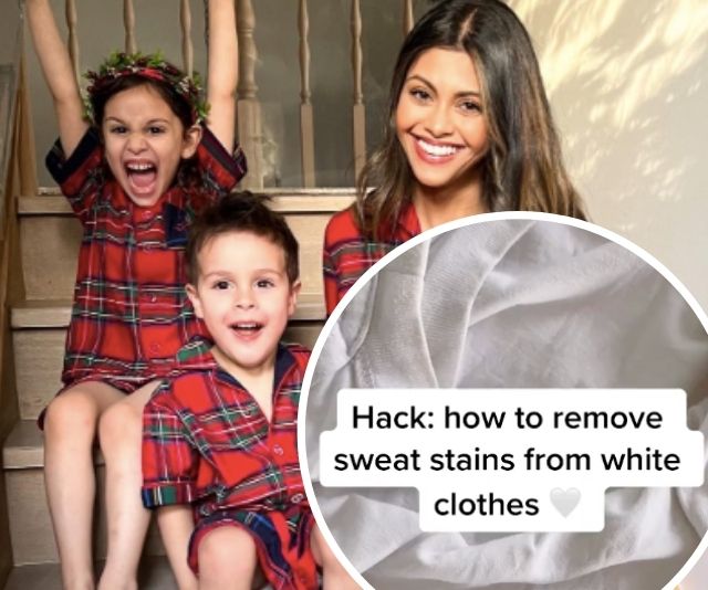 Mum shares amazing cleaning hack for removing sweat stains from clothes