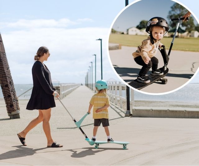 Aussie dad creates a genius ‘learner skateboard’ that’s easy for skater kids to use