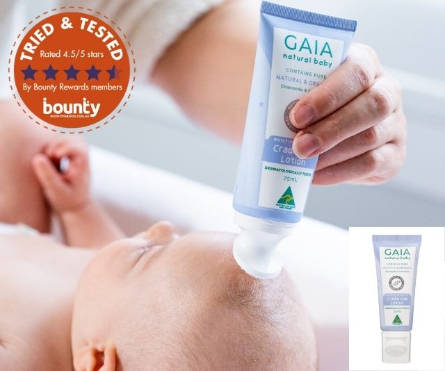 TRIAL TEAM: Bounty Parents have their say on GAIA Natural Baby Cradle Cap Lotion