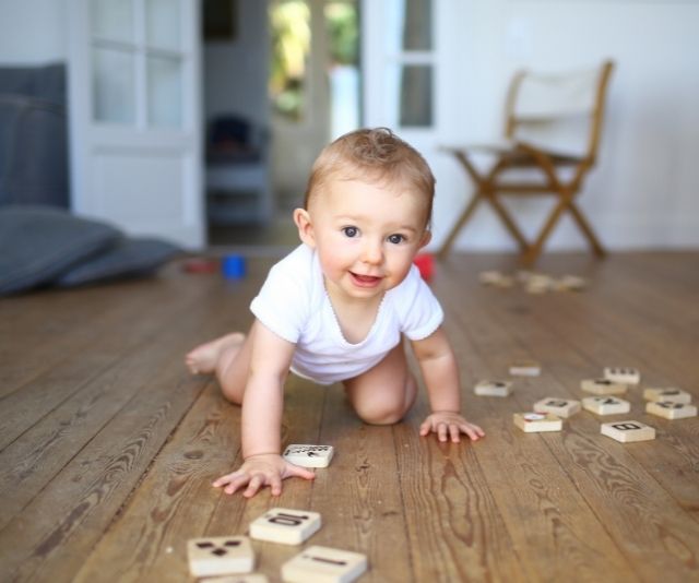 The ideal crawling age for babies, according to an expert