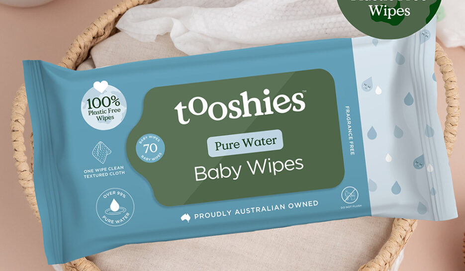tooshies Pure Water Baby Wipes