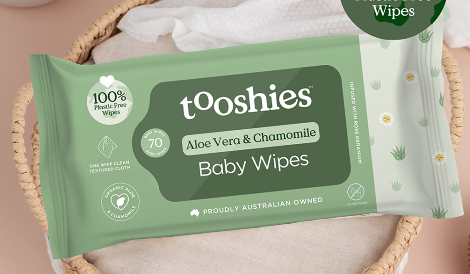 tooshies Aloe Vera & Chamomile Baby Wipes