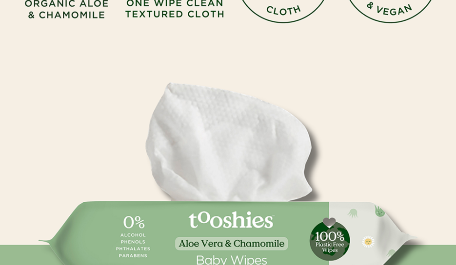 tooshies Aloe Vera & Chamomile Baby Wipes