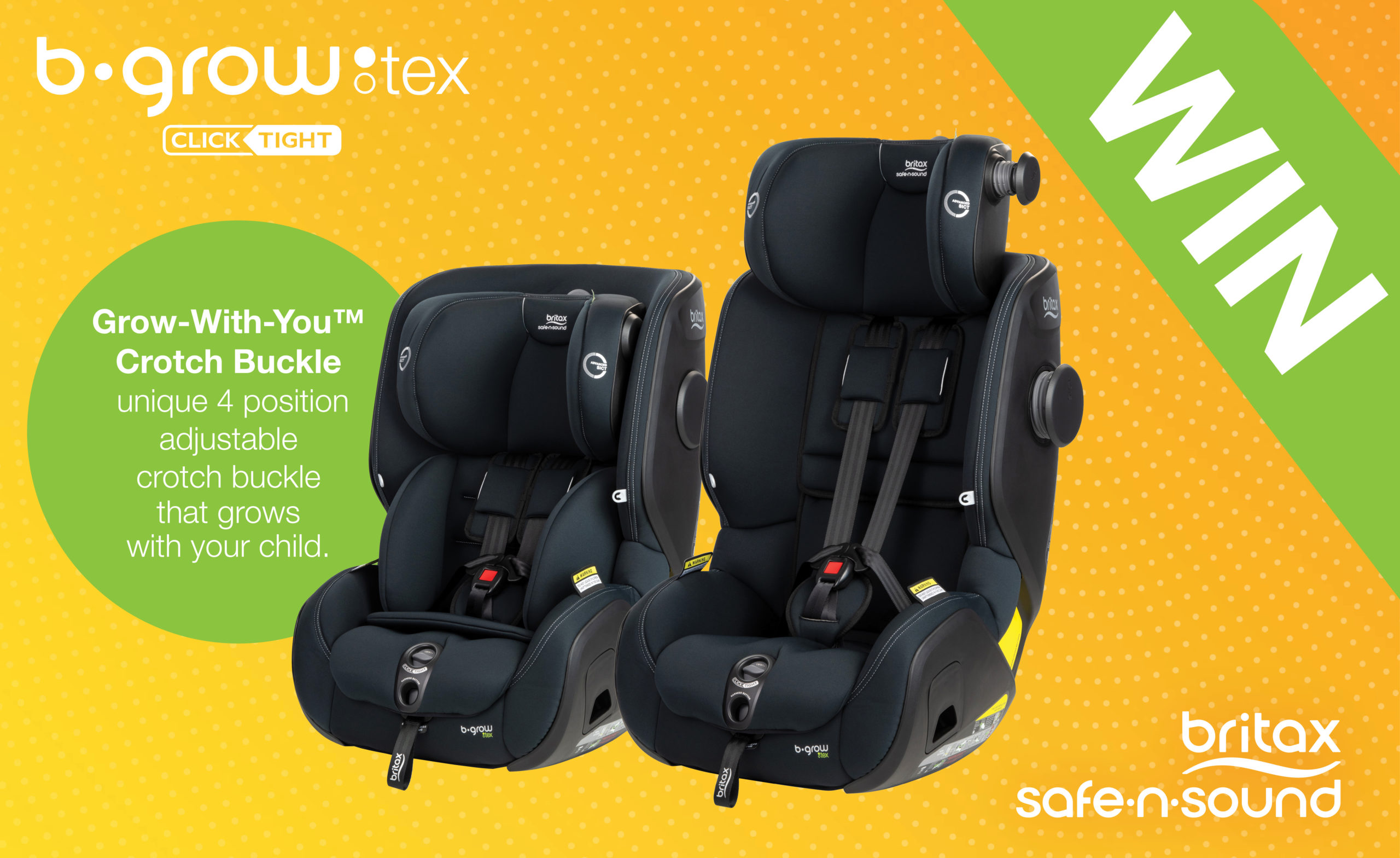 WIN 1 Britax Safe-n-Sound b-grow ClickTight tex!