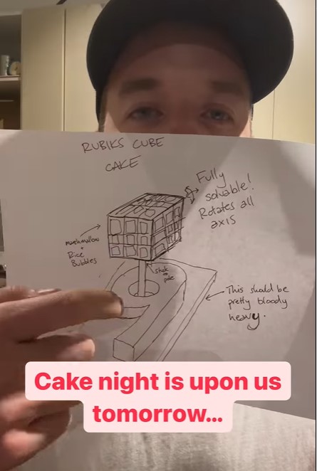 The planning begins for Sonny's 9th birthday cake