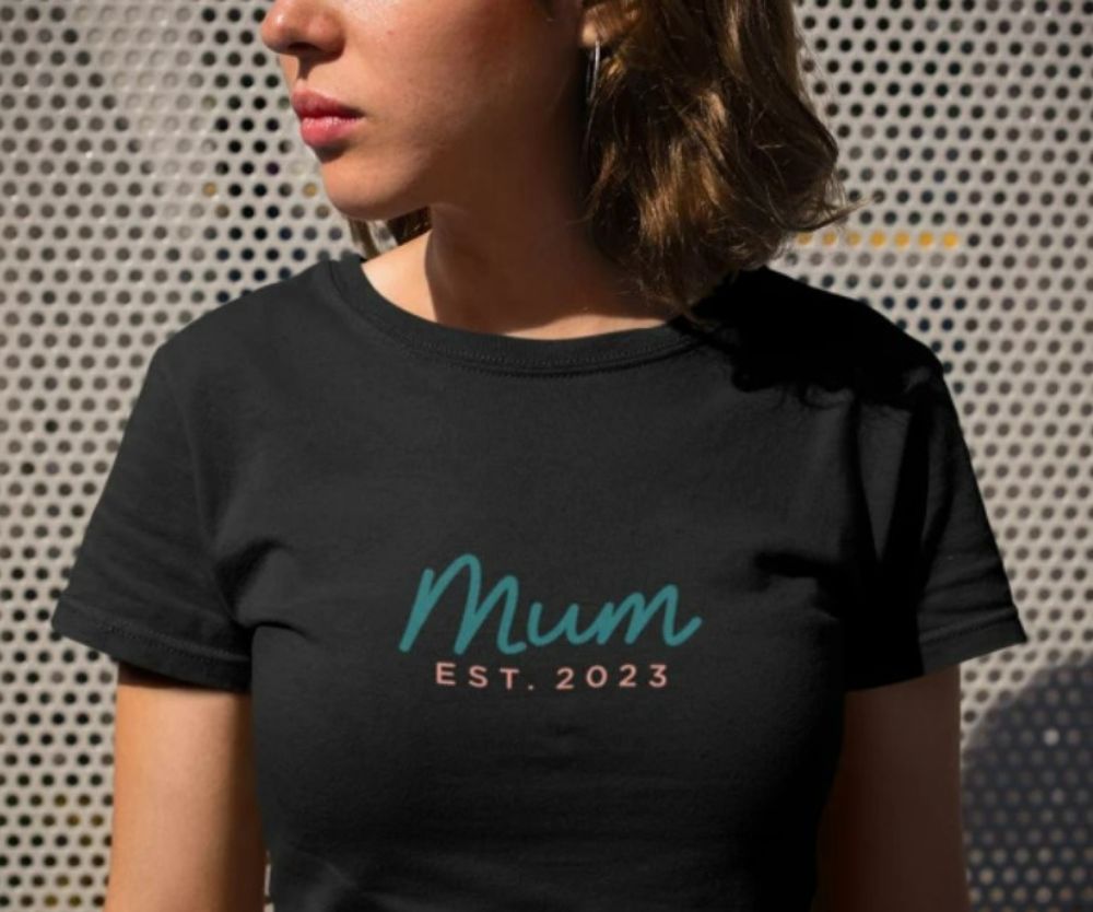 Organic Cotton Mum Slogan T-shirt