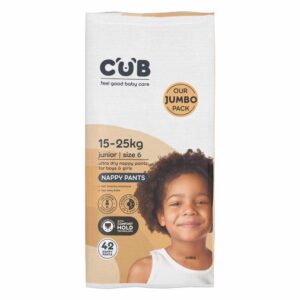 CUB Nappy Pants Junor Size 6 Jumbo 42 PACK