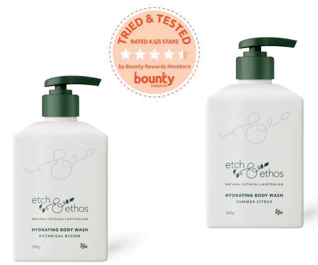 TRIAL TEAM: Bounty Parents have their say on etch & ethos Hydrating Body Wash