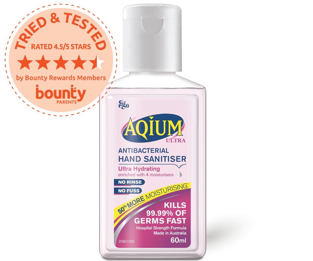 TRIAL TEAM: Bounty Parents have their say on Aqium Ultra Antibacterial Hand Sanitiser