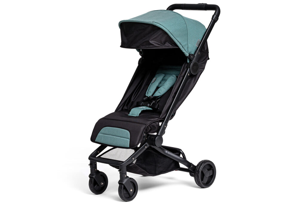 Edwards & Co Otto pram in sage green.