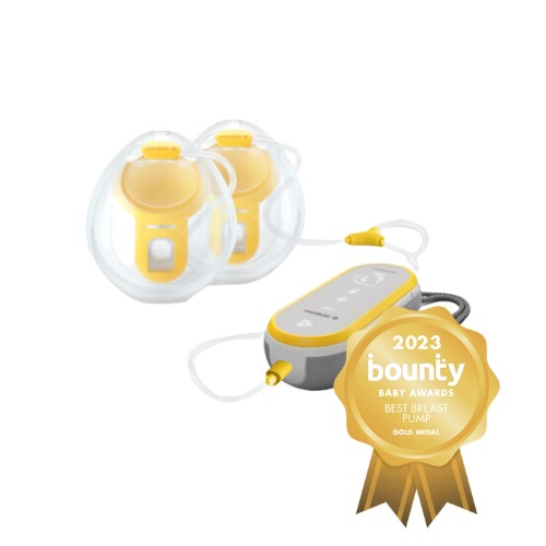 Medela Freestyle Hands Free double breast pump won GOLD in Best Breast Pump, Bounty Baby Awards 2023