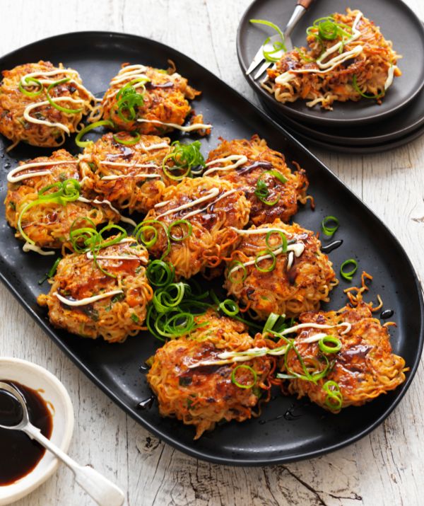 Australian Pork and 2-Minute Noodle Fritters