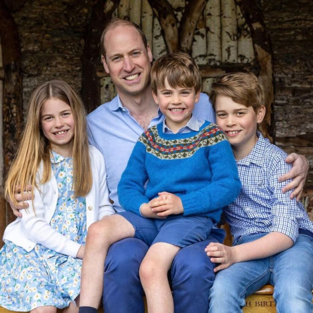 Prince William and children