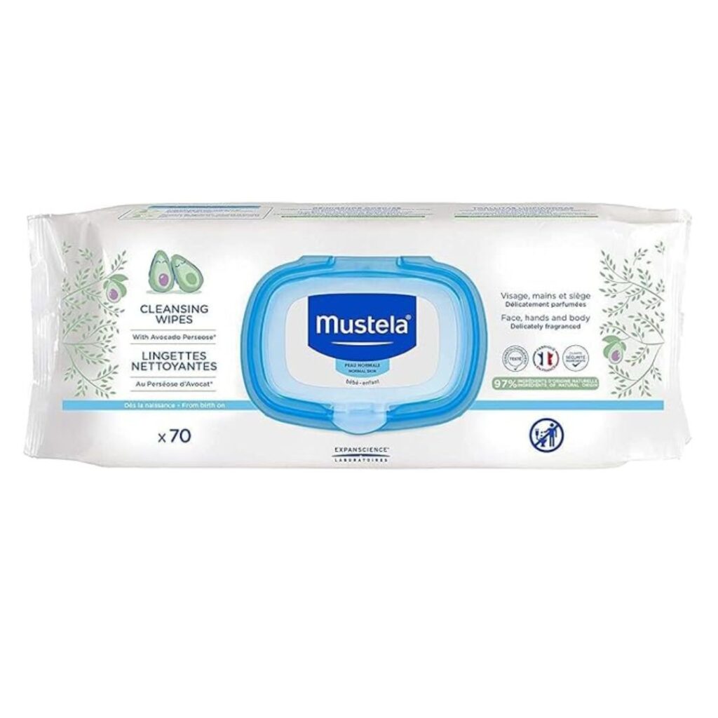 Mustela Cleansing Wipes with avocado Bounty Baby Awards