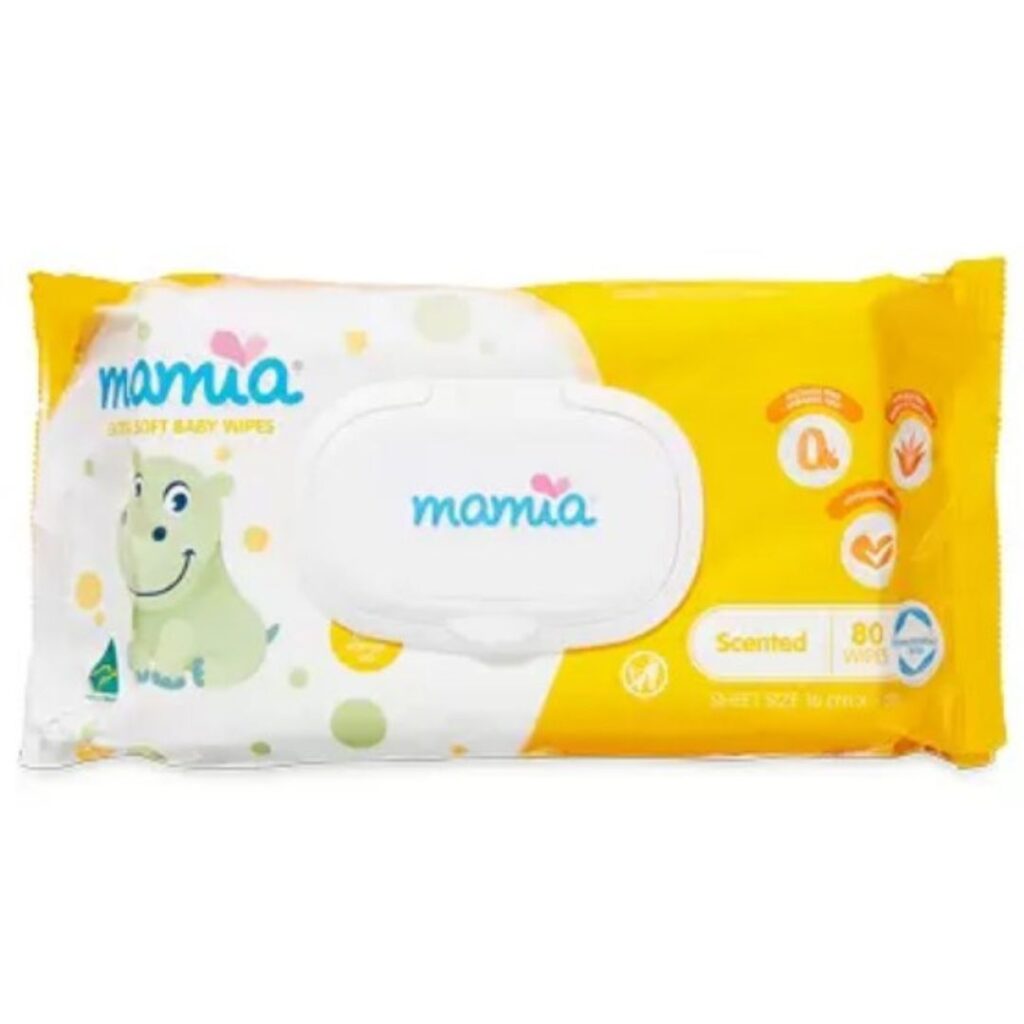 Mamia Baby Wipes Scented