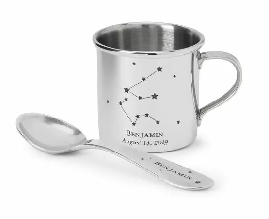 Personalised Constellation Spoon and Cup