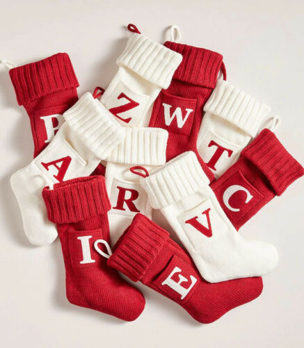 Alphabet Christmas stockings