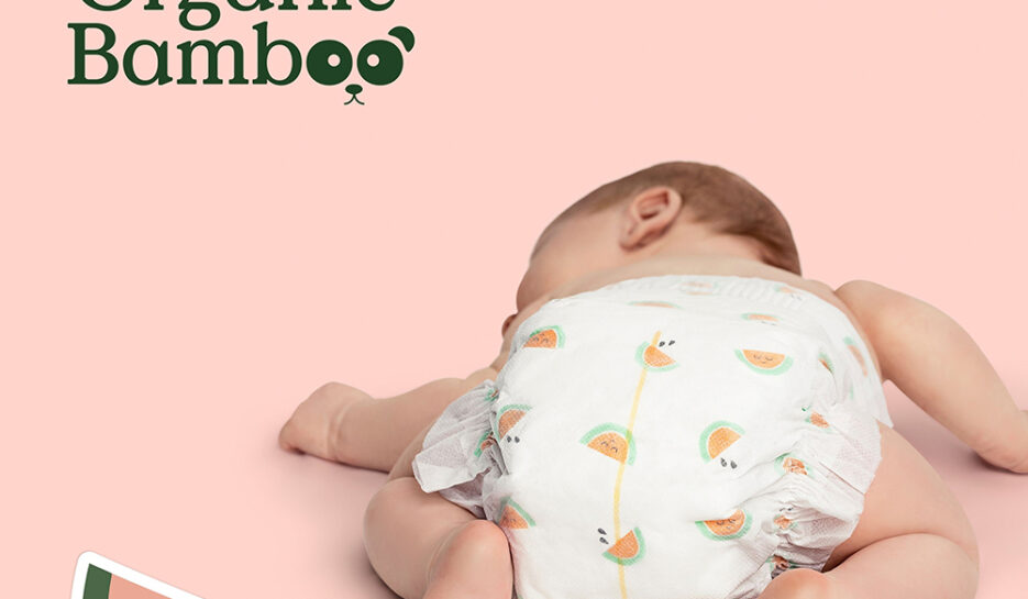 tooshies Nappies with Organic Bamboo, Size 2 Infant