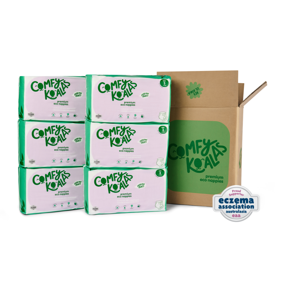Comfy Koalas Monthly Box Premium Bamboo Eco Nappies