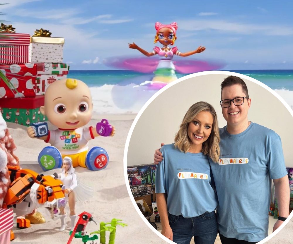 WATCH: Johnny Ruffo and Charli Robinson’s movie starring the hottest toys of 2022