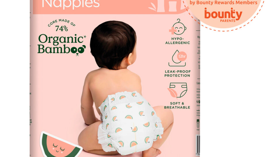 tooshies Nappies with Organic Bamboo, Size 2 Infant