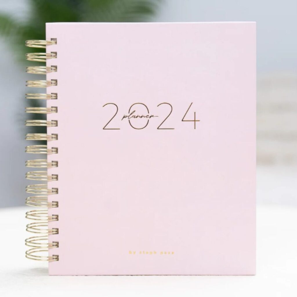 Steph Pase Planner 2024 Blush Pink