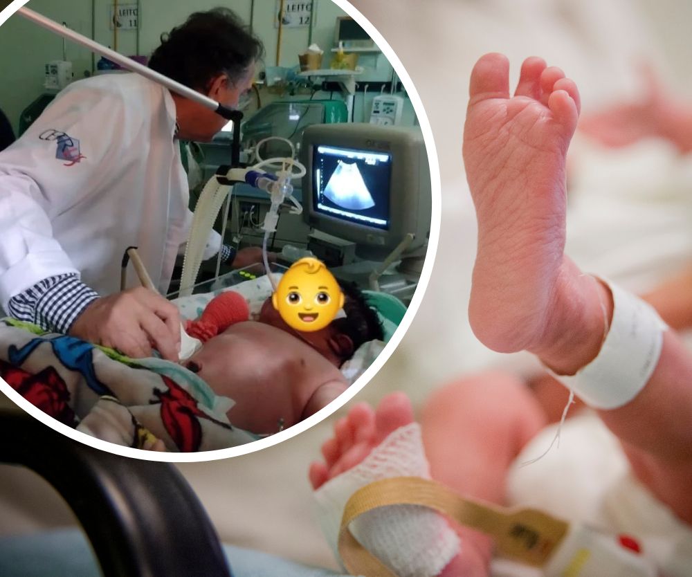 Woman gives birth to 7 kilogram baby and… WOAH!
