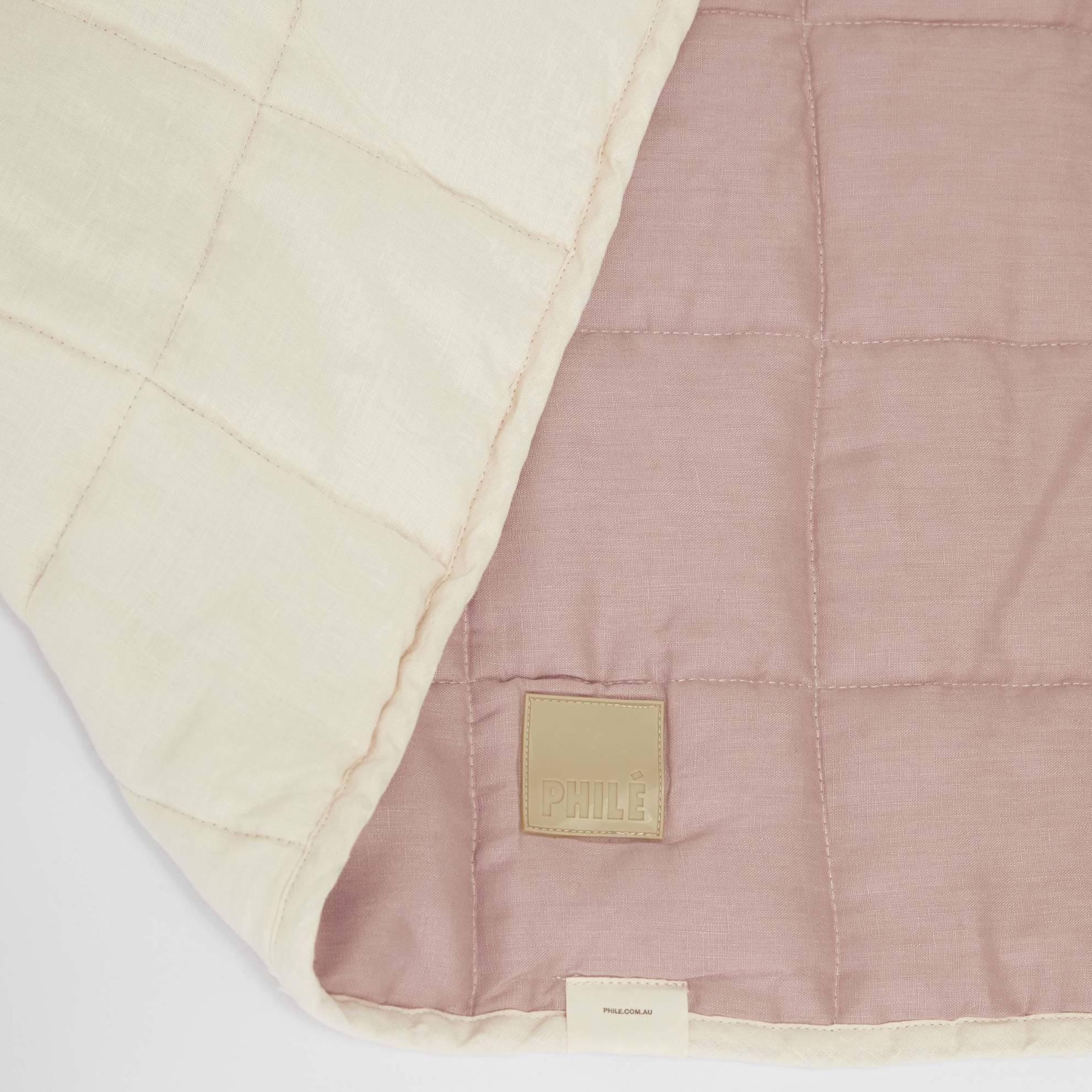 Organic linen playmat by Phile on Hard to FindOrganic linen playmat