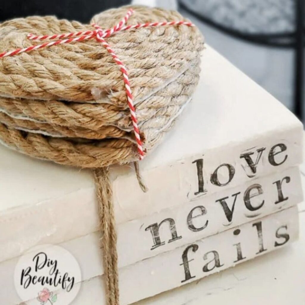 Heart shaped coasters