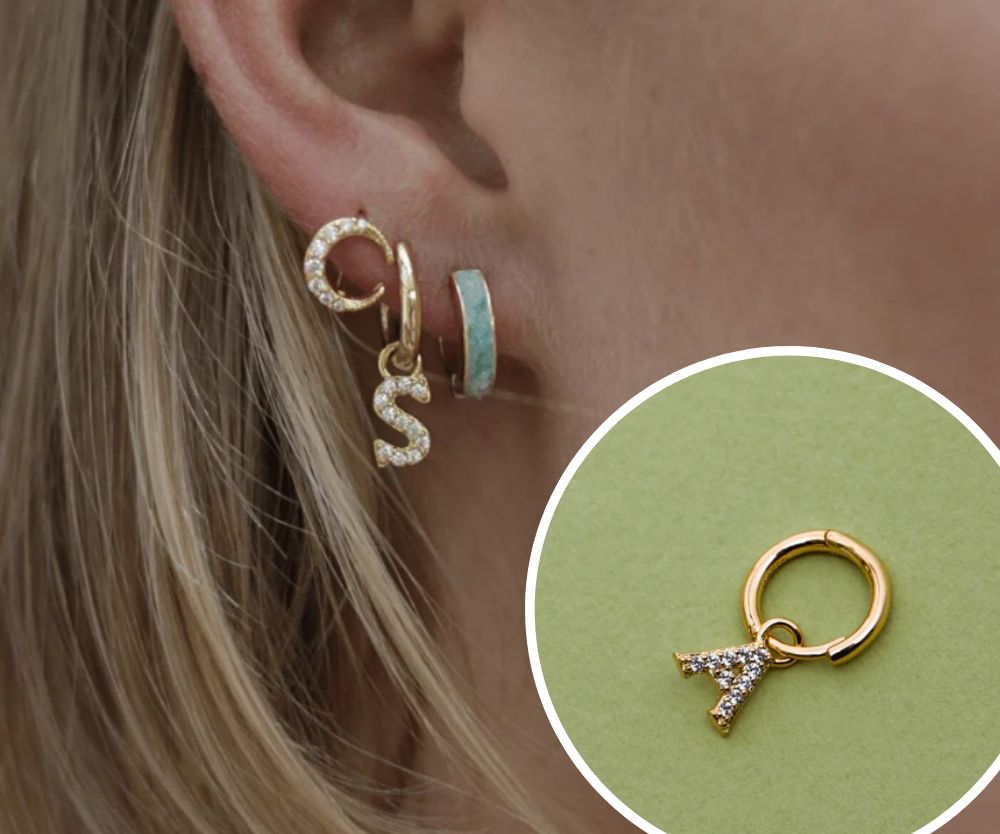 Bonito Initial Letter Hoops