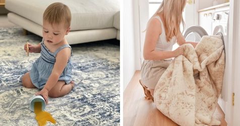 These washable rugs for kids rooms are a must | Bounty Parents