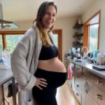 Twin-mama-to-be Hilary Swank preps for labour