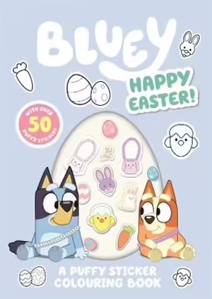 Bluey: Happy Easter - A Puffy Sticker Colouring Book