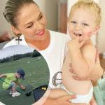 Little bogey man: The Bachelor’s Tara Pavlovic shares son Paddy’s crazy golf skills