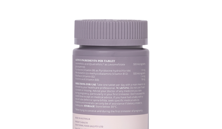 Perdays Preconception Activated Folate & B-Vitamins