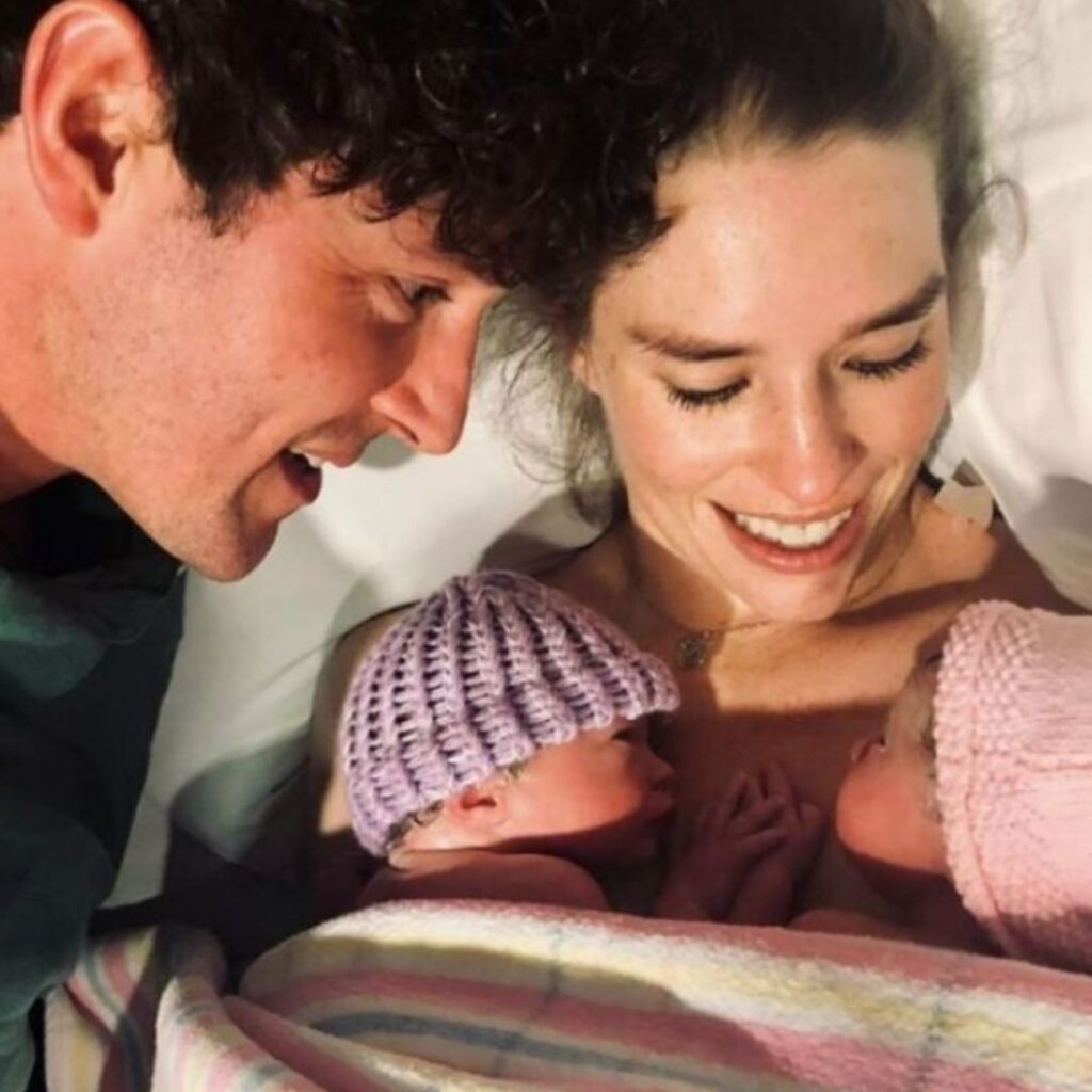 Lachy Wiggle Gillespie and Dana Stephensen welcome twins