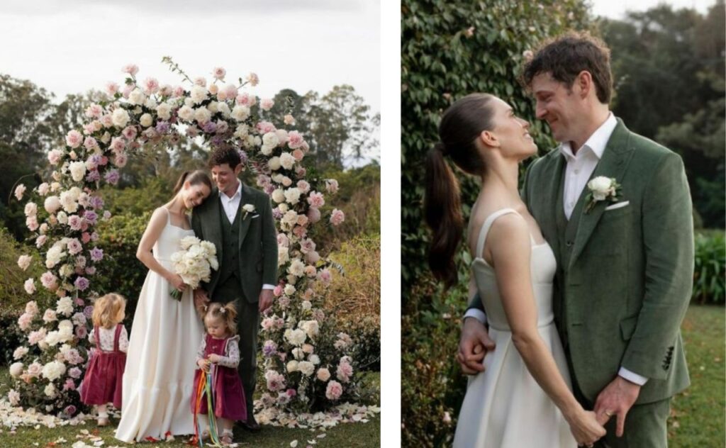 Lachy Wiggle Gillespie and Dana Stephensen's wedding photos